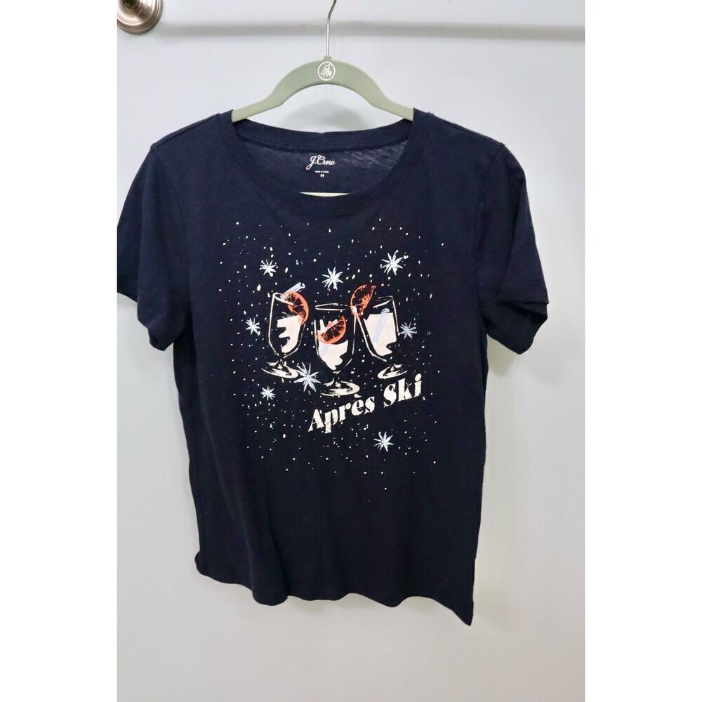 J Crew ‘apris ski’ navy t-shirt M